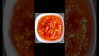 For spice lover 🌶️authentic taste tomato pickle 🔥👌new way to prepare  #shorts #cooking