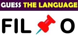 Guess the Language from Emoji Challenge Language Game Language Quiz  Emoji Challenge Riddles IQ Test