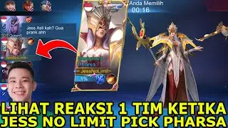 JESS NO LIMIT DI PRANK ? PADAHAL JESS LAGI REVIEW SKIN PHARSA MSC SEHARGA 1 JUTA!! - Mobile Legends