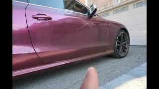 Watch This Before Taking Your Vinyl Wrap Car To An Automatic Car Wash // Audi RS5