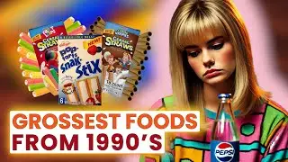 The Grossest 90s Foods Ever! 20 Items You Won't Believe We Ate!