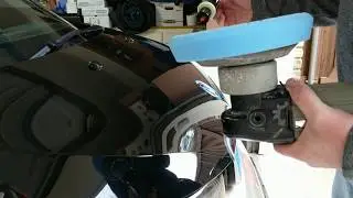 BMW i3 Hood Wet Sand & Buff