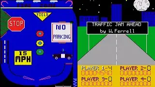 ATARI ST Traffic Jam Ahead W Ferreli DISK ST 494 IFA PINBALL PIN BAL FLIPPER KEYS DELETE,TAB,CURSOR