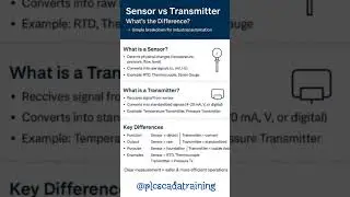 Sensor vs Trsnsmitter : What's the difference? #sensor #transmitter #automation #control #instrument