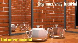 How to make a mirror in 3ds max vray - with basic render setup