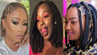 Latest And Most Beautiful Bob Braids Styles For Africa Black Women//2026 Short Braids 