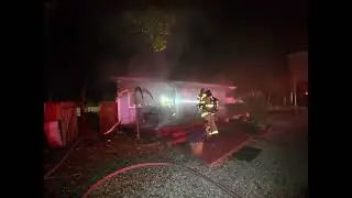 May 24, 2025, Working House Fire in Gulf Breeze, Florida.