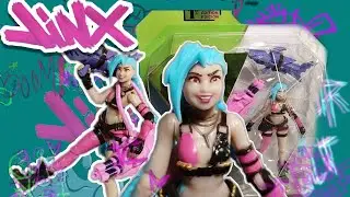 Безумная и особо опасная 😈💥League of legends Jinx figure