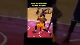 Lebron being unreliable in clutch moments #lebronjames #michaeljordan #anklebreakers