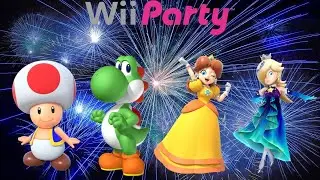 Wii Party - Board Game Island - Toad Vs Yoshi Vs Daisy Vs Rosalina (Ep. 389)