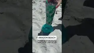 Amazon beach must have! Beach sand cup holders!!🏝🌊☀️ #shorts
