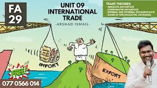Unit 09 - Focus Area 29 - International Trade Theories - Arshad Ismail AL Economics