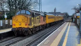 Swietelsky, Class 37, 37607 & Colas Rail, 37254 Cardiff Canton #class37 #colasrail #train #railway