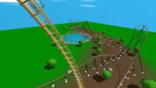 Ultimate coaster 2 | GolenPit An Arrow Dynamics Steel Coaster