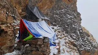 Most Relaxation Himalayan Village Life into the Snow | Dolpa | Nepal | Yarsagumba Hunter | Real Life