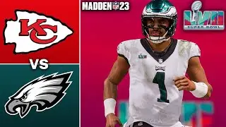 Симулятор Супербоула 57 &laquo;Иглз против Чифс&raquo; | Геймплей Madden 23 PS5