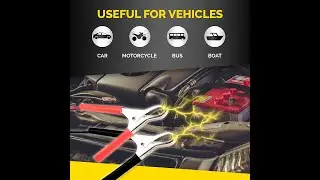 Dunlop Chargeur de Batterie Voiture et Moto présentation