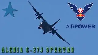 Alenia C-27J Spartan Short Tactical Landing [Airpower 2016]