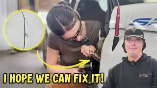 Fixing the Door After It Swung Open on the Highway