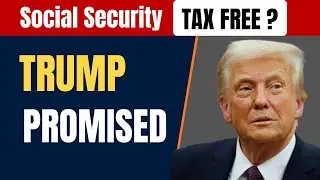 Donald Trump promised tax-free Social Security for seniors 🇺🇸