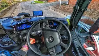 POV  DRIVING  BRAND  NEW MERCEDES TRUCK MP5 2022   adrian cox uk