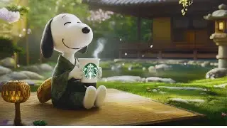 Snoopy's Starbucks Coffee ー【広告なし】スヌーピーと一緒に、甘くてリラックスした週末を過ごしましょう。ボサノバ音楽は、リラックスした雰囲気の中で新年を迎えるのにぴったりです。