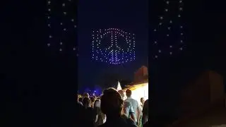 Munich Tollwood festival drone show!