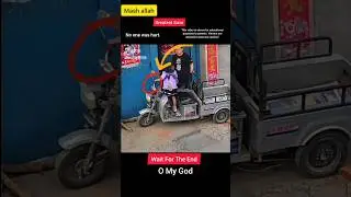 Accident from e-rickshaw#shortvideo