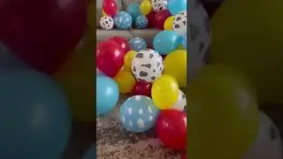 Balloon Garland #diy #tutorial #tutorials #balloon #balloons #balloondecoration