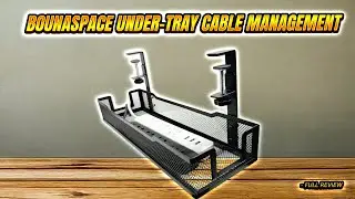 Title: No Drill Under Desk Cable Management Tray - Premium Wire Organizer - Review