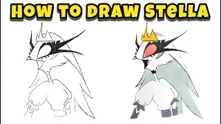 How to Draw Stella from Helluva Boss (Hazbin Hotel) &ndash; Watch and Learn