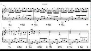 【ピアノ楽譜】quasar / OutPhase (beatmania IIDX 9th style) Piano Score