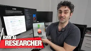 Let's Make a Car Driving Game for iOS with Kimi K2 Researcher | Developer Review