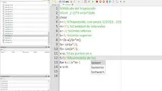 M&eacute;todo del trapezoide octave