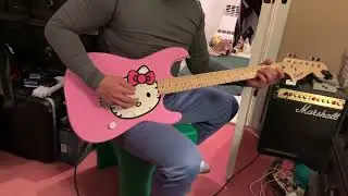 Sound test of the completely stock Squier Hello Kitty Strat