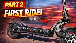 FIRST RIDE on the BIGGEST & FASTEST Scooter Yet! Teverun Fighter Supreme 7260r v5!