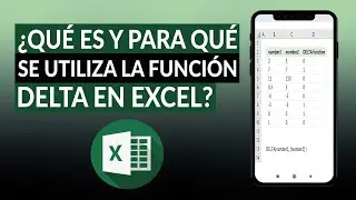 &iquest;Qu&eacute; es y para qu&eacute; se utiliza la funci&oacute;n DELTA en EXCEL?
