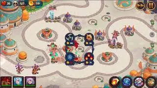 Realm Defense World 4 Level 85 Azure Village Campaign Mode 3 Stars