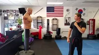 Gary Hernandez martial arts with Dylan high kicks