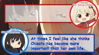 [Eng Subs] Chisato and Takina's touching bench moment