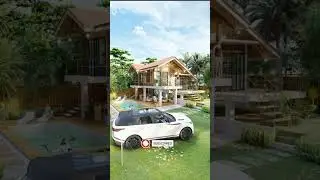 Современный дом в традиционном фермерском стиле / Дом отдыха #metdesigntv #nativehouse #amakanhouse #amakan #shorts