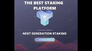 E2X The best Staking Platform Pays in ETH !! Better than Wise, Axion, Hex, and others!!