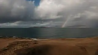 Luskentyre beach and Harris Golf Course