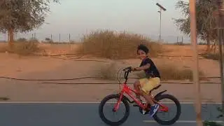 29 May 2019 Atharv at Qudra cycling track