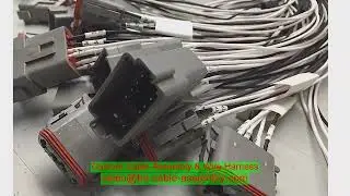 micro coaxial cable for wearable devices 48 awg micro coax cable 100 pin harness Rack Mount Cable Wi