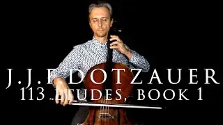 Dotzauer Cello Etude no.1 Book 1 | Cello Exercises for Beginners