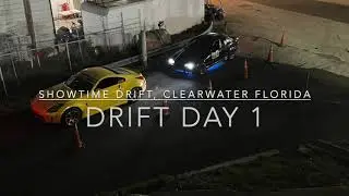 Almost Crashing on the First Stop of Our Tour! Showtime Drift in Clearwater Florida