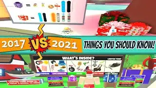 GIFT UPDATE 2017-2021 Comparison! Roblox Adopt me