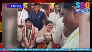 వేంకటేశ్వర స్వామి 9వ వార్షిక బ్రహ్మోత్సవాలు||SSC NEWS KARIMNAGAR||25-01-2026||