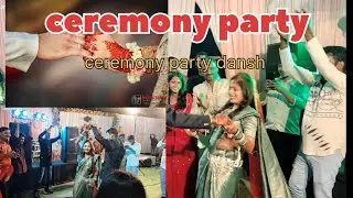 Abhishek and shalini ki Ceremony party#ceremony #party #vlog #love #rewa #nagpur 